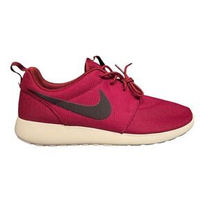 Nike Roshe One Run Team Red Burgundy Ash Grey Sail 511881-613 Mens Size 11.5